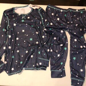 Justice not Walmart 2 piece girls sleepwear blue size 16 18
